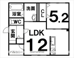 RUBYⅦ【2階】の間取り